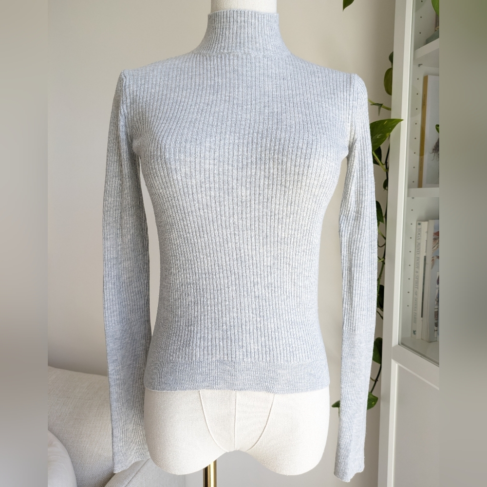 Prologue Ribbed High Neck Top - Picture 7 of 7